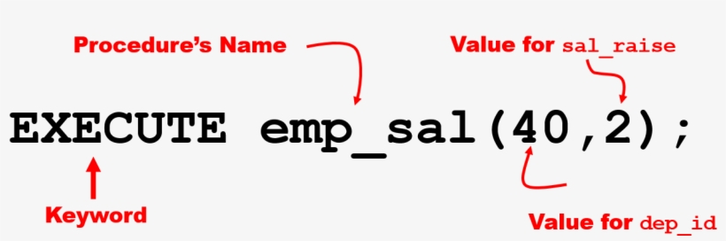 Calling Notation For Pl/sql Subroutines In Oracle Database - Calligraphy, transparent png #9566058