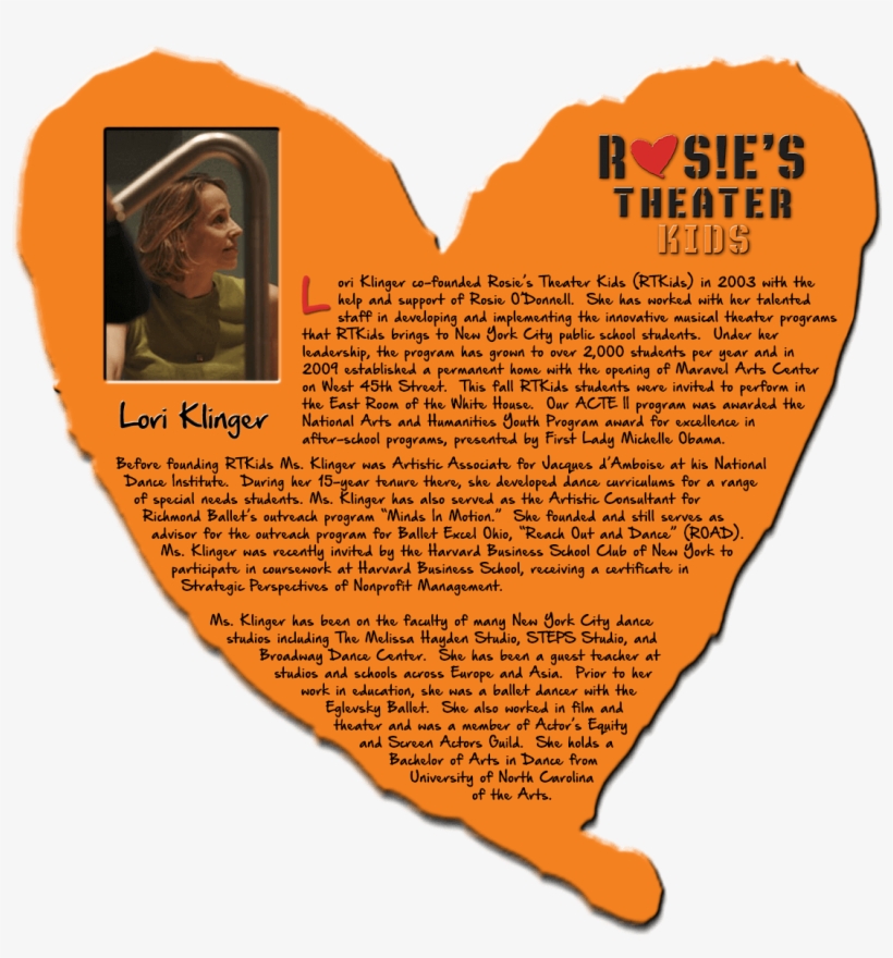 Lisa Danser - Rosie's Theater Kids, transparent png #9566672