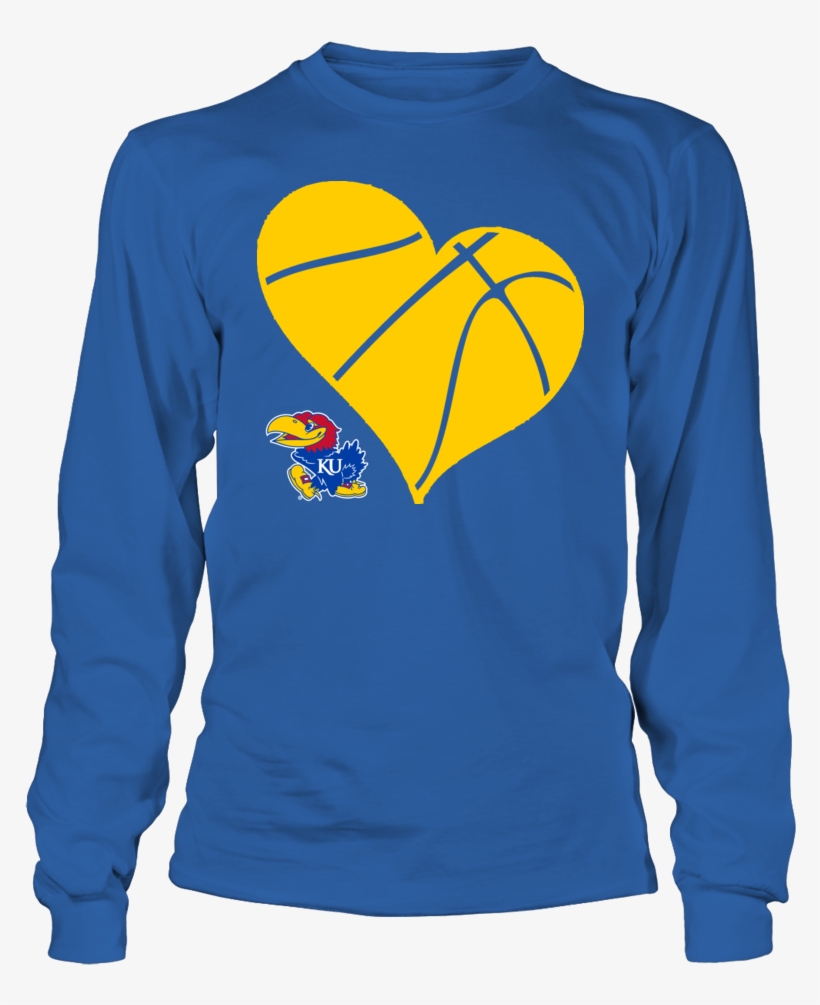 Ku Basketball Heart - Texas Tech Christmas Shirts, transparent png #9567042