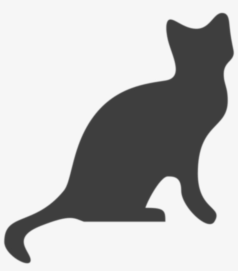 Cat 304156 - Cat Silhouette, transparent png #9567098