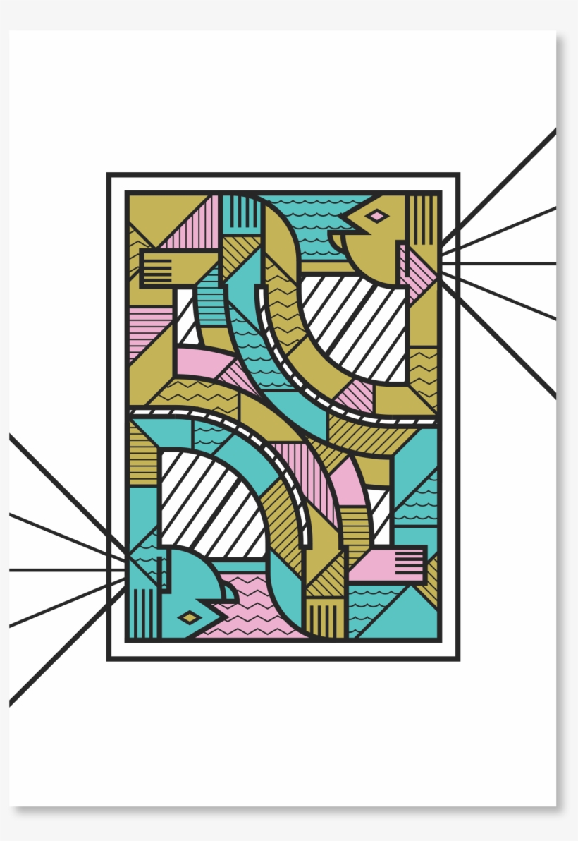 As Part Of Our Star Signs Series Here Is Our Gemini - Stained Glass, transparent png #9567693