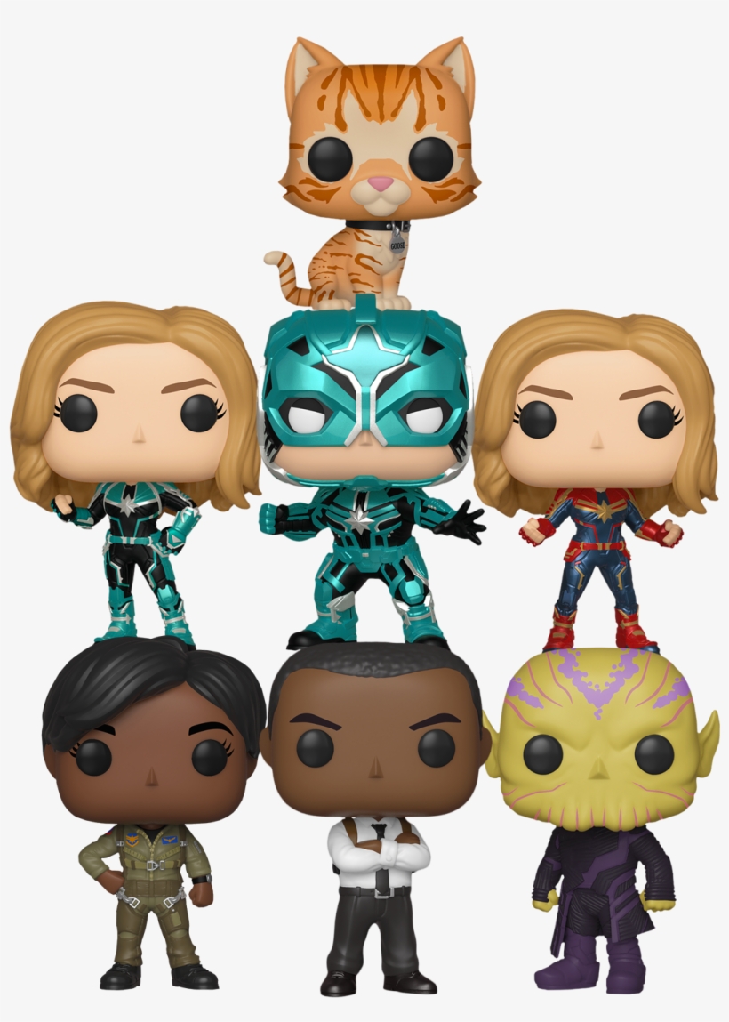 Captain - Funko Pop Captain Marvel 2019, transparent png #9567868