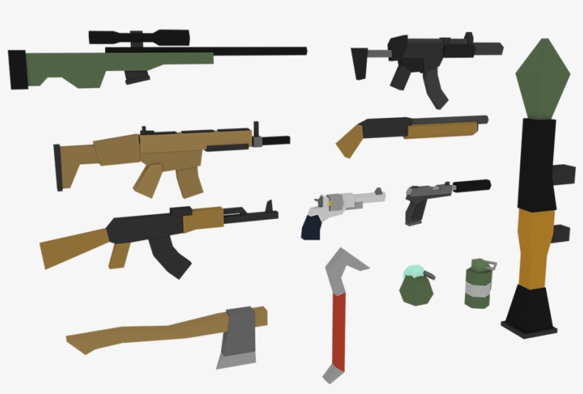 Pack For Simple Low - Simple Weapons, transparent png #9567967