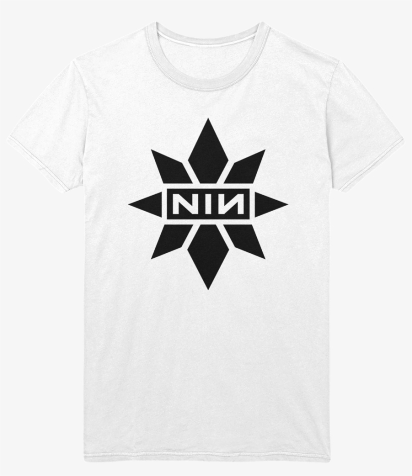 Captain Marvel X Nin White Collab Tee - Nine Inch Nails Captain Marvel, transparent png #9567969