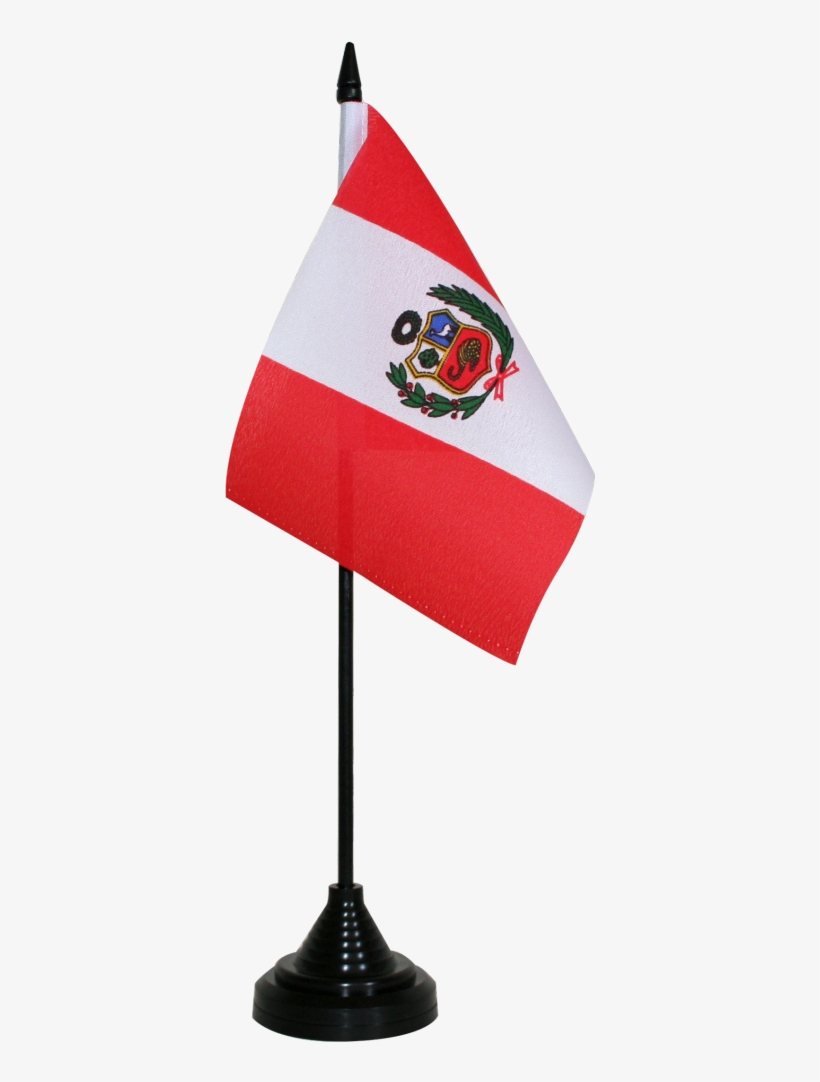 Peru Table Flag - Flag, transparent png #9568184