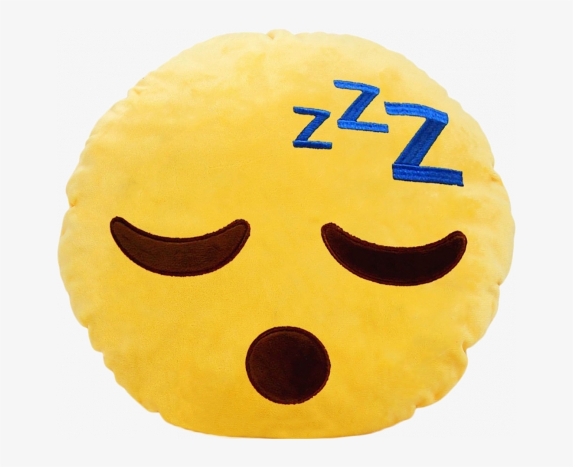 Emoji Cushion - Sleepy - Smiley, transparent png #9568700
