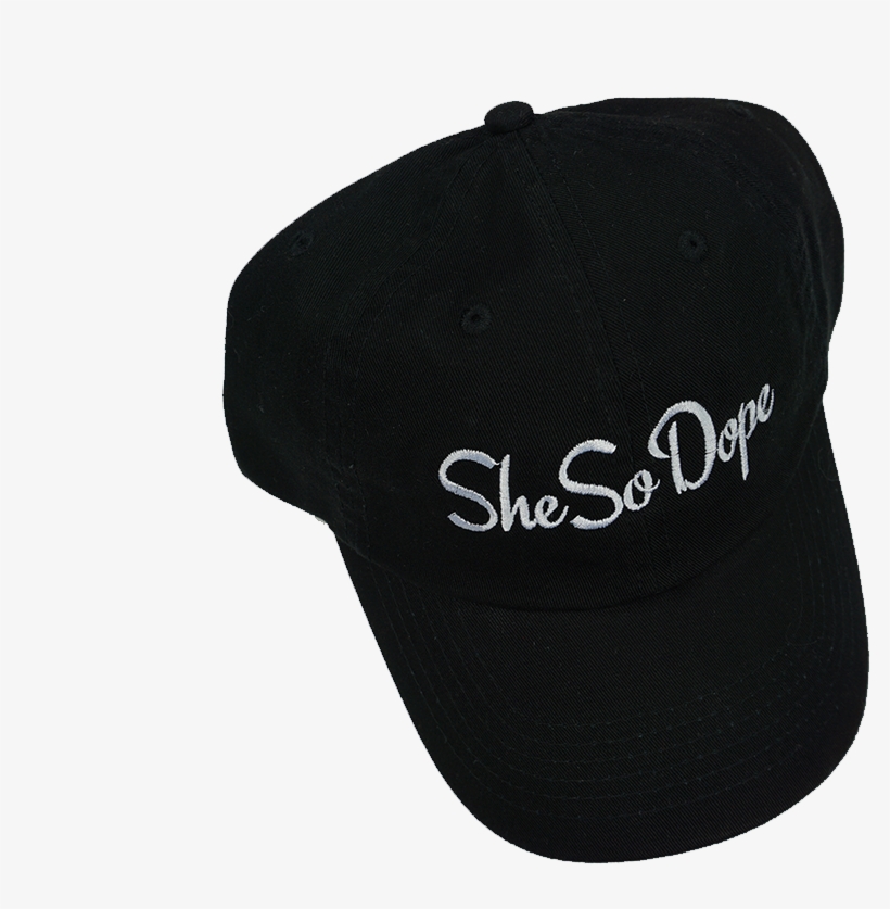 Black Shesodope Dad Hat - Baseball Cap, transparent png #9569830