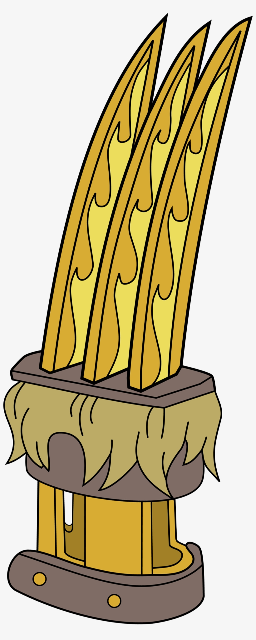 Goldentigerclaws, transparent png #9570121