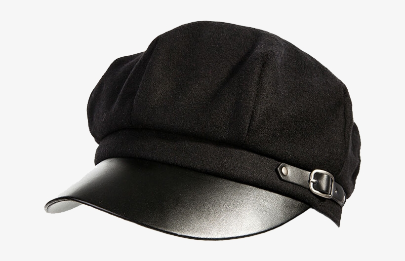 Cap Winter Beret Black - Baseball Cap, transparent png #9570328