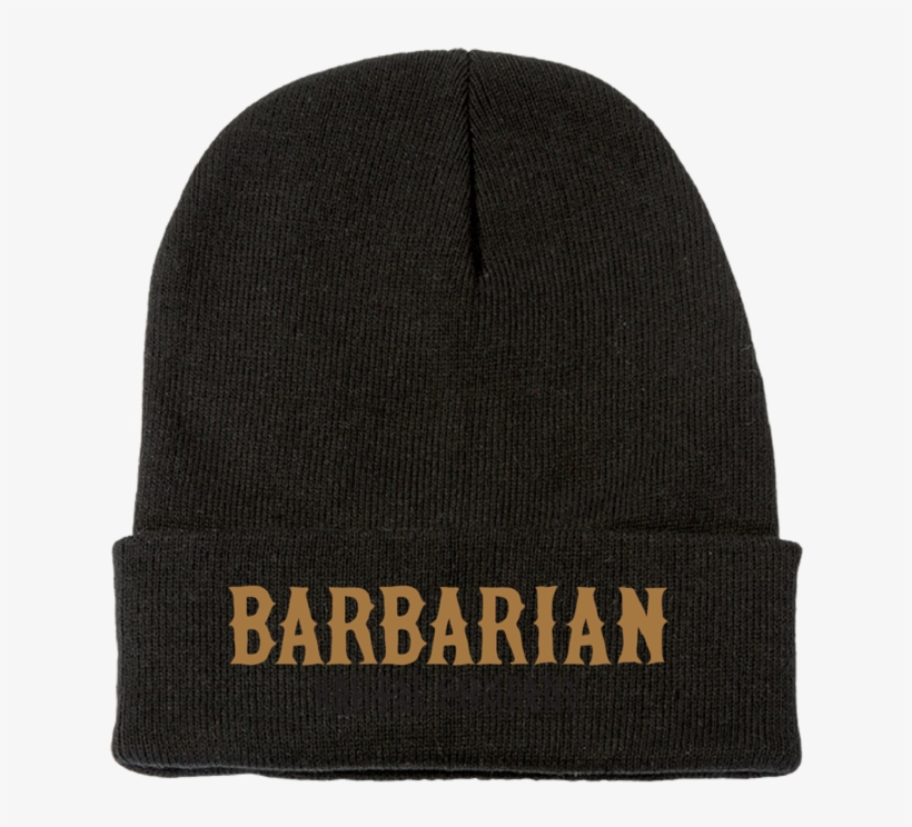 "barbarian" Beanie Brutal Company - Beanie, transparent png #9570890