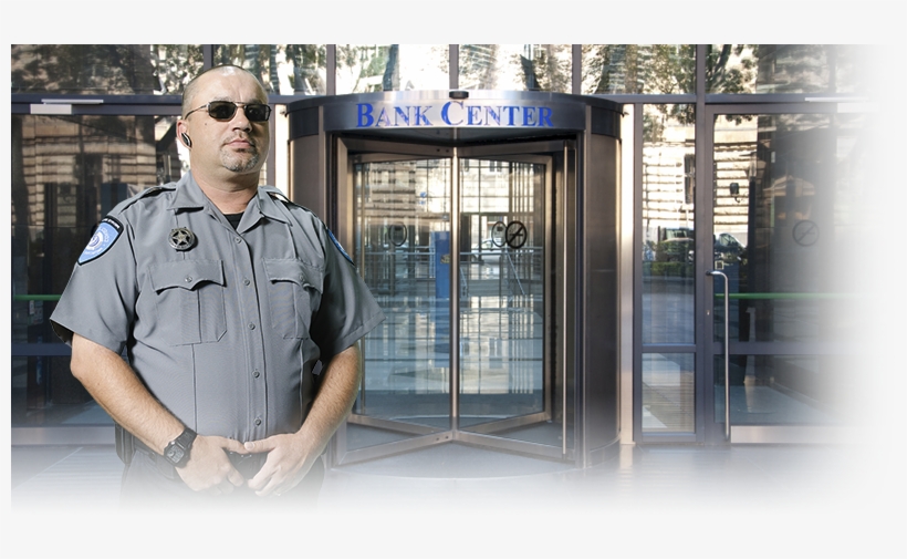Security Services For Bank In Jaipur - Security Guard At Bank, transparent png #9571704