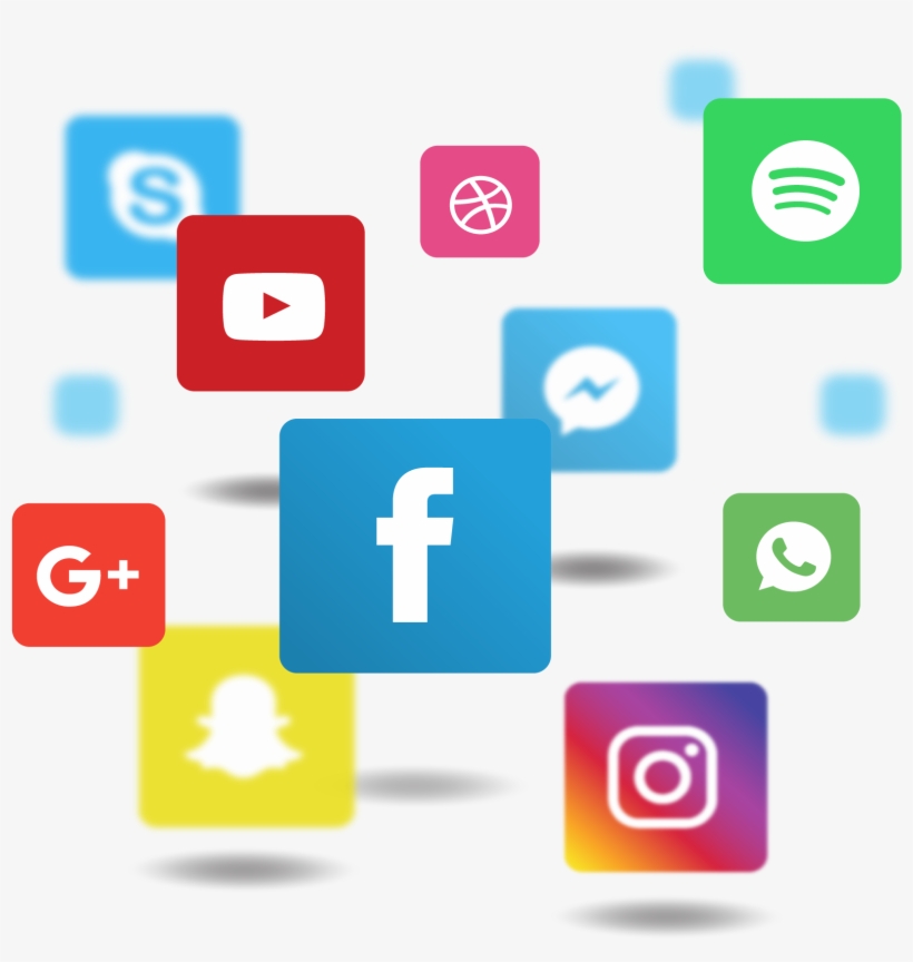 Social Media Png File - Aplicaciones De Comunicacion Social, transparent png #9572126