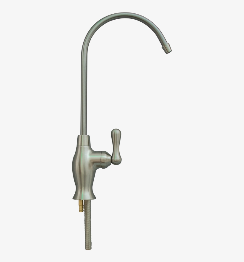 Curved Faucet Brushed Nickel ¼" - Tap, transparent png #9572353