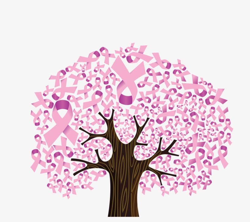 Breast Cancer Png - Breast Cancer Awareness Tree, transparent png #9572475