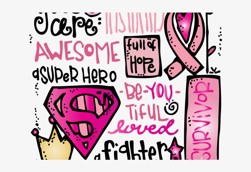 Wonder Woman Clipart Breast Cancer - You Kicked Cancers Butt, transparent png #9572581