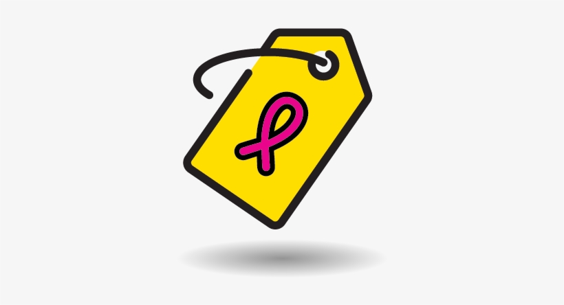Breast Cancer Png - Fix Price Tag, transparent png #9572617