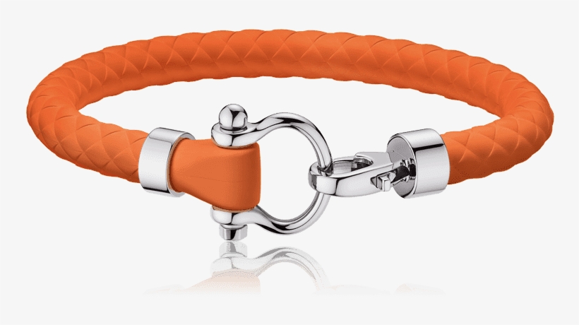 Bracelet Sailing Bracelet In Stainless Steel And Orange - Omega Sailing Bracelet Orange, transparent png #9572774