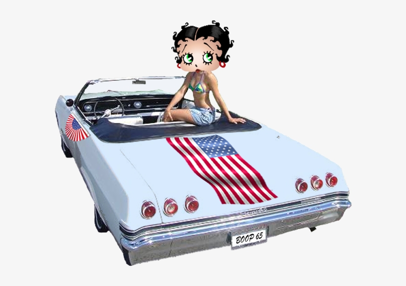 Betty Boop 1965 Chevrolet Impala Photo - Betty Boop, transparent png #9573401