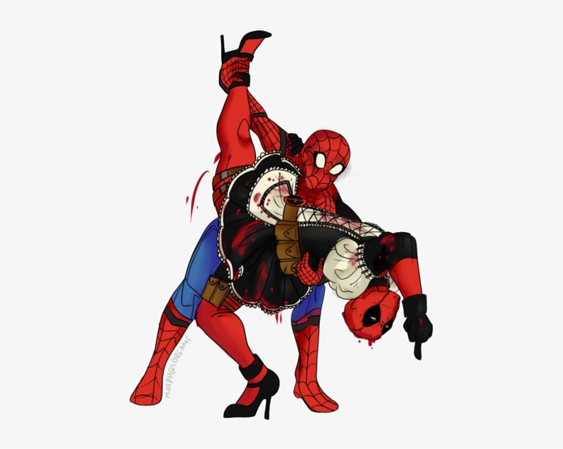 Vector Free Stock Deadpool Clipart Transparent Tumblr - Spideypool Transparent, transparent png #9573514