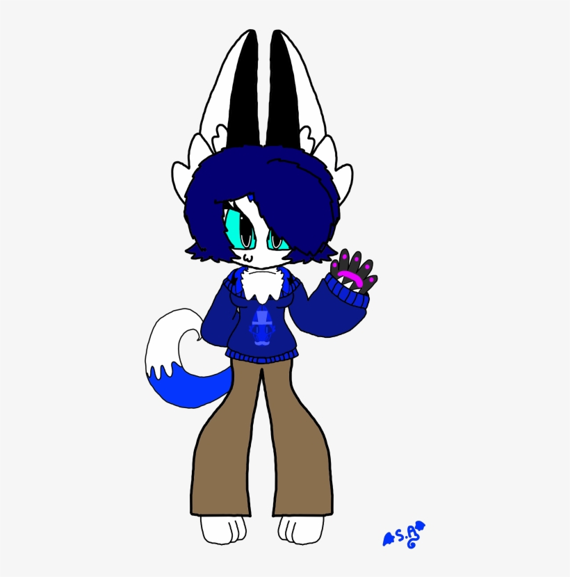 Hipster Fox On Tumblr - Cartoon, transparent png #9573595