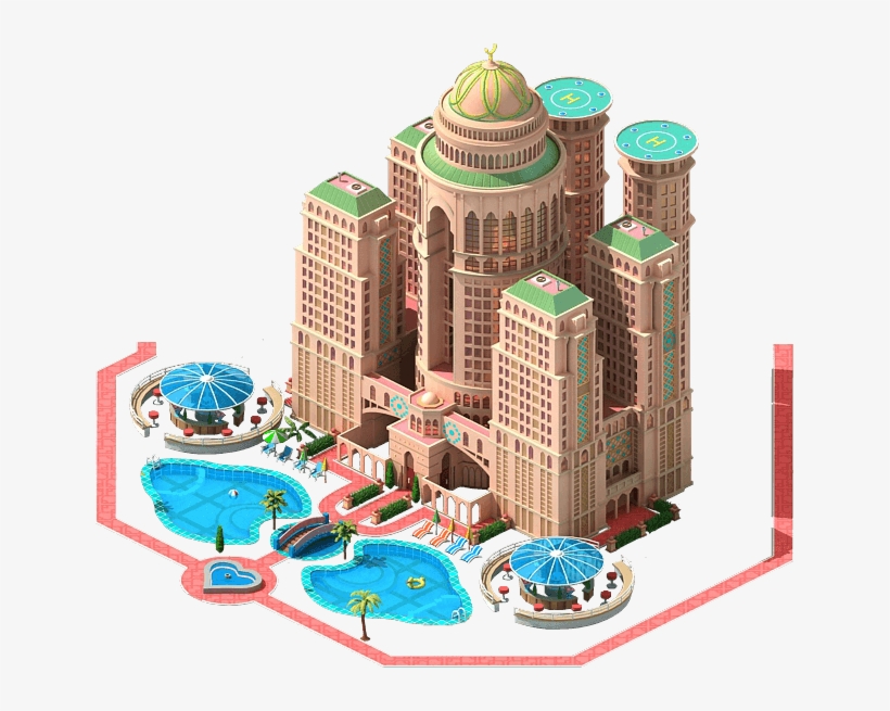 Heart Of The Desert Hotel - Commercial Building, transparent png #9573880