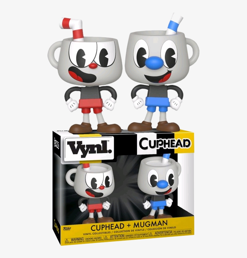 Cuphead & Mugman Vynl - Vinyl Cuphead And Mugman, transparent png #9574453
