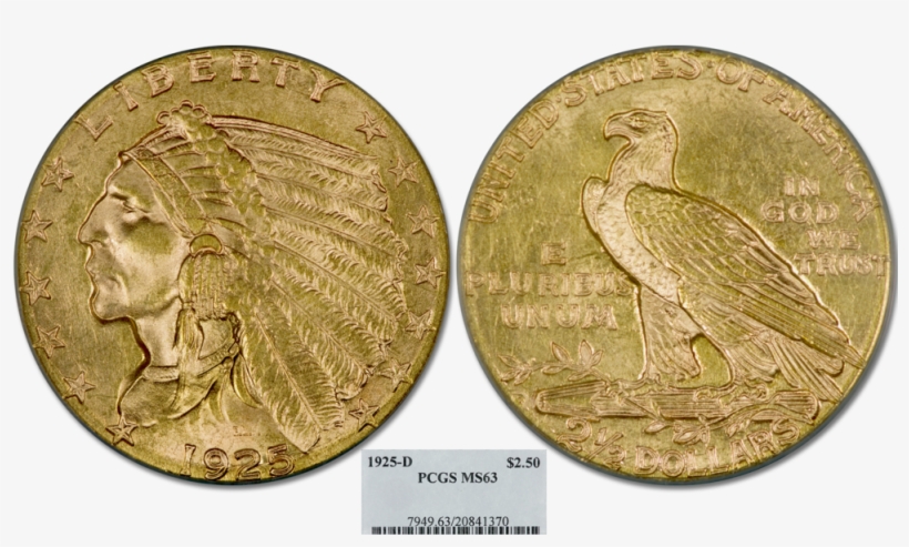 1925 D Qe Pcgs63, transparent png #9575013