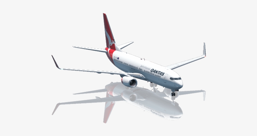 Qantas - Boeing 737 Next Generation, transparent png #9575289