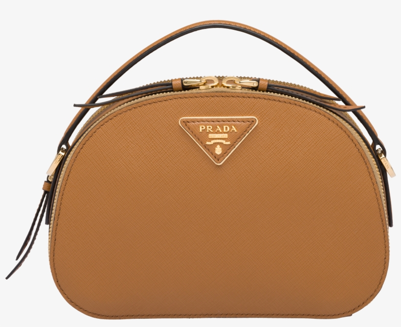 Prada Odette Saffiano Leather Bag, transparent png #9575517