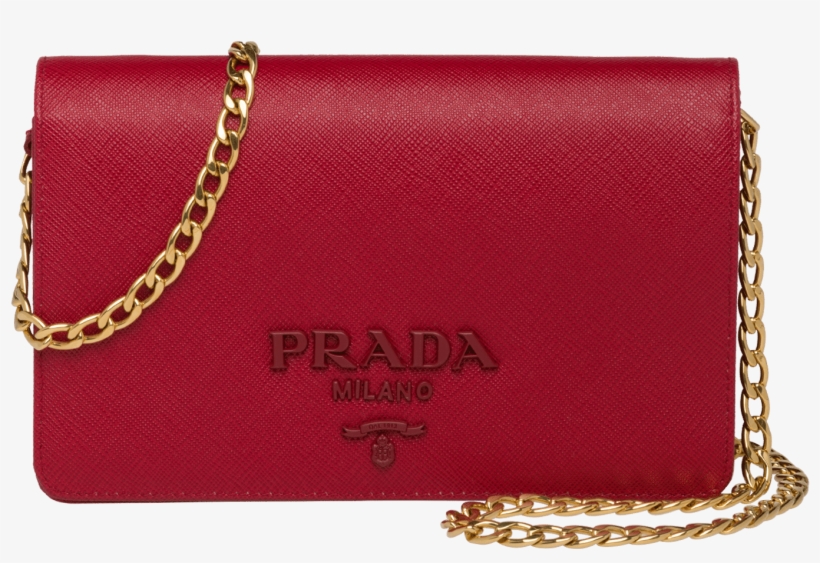 Prada Mini Red Bag, transparent png #9575531