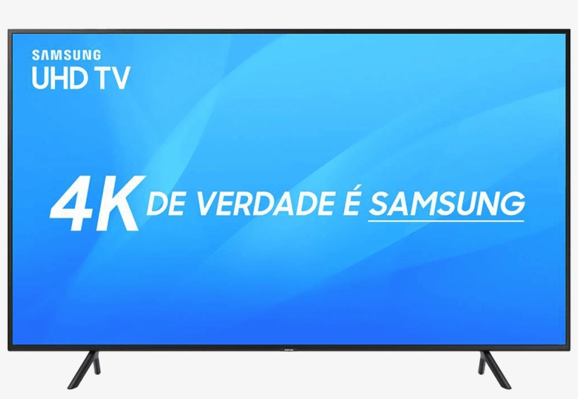 Smart Tv Led 40" Samsung Ultra Hd 4k 40nu7100 Com Conversor - Smart Tv Samsung 43, transparent png #9575718