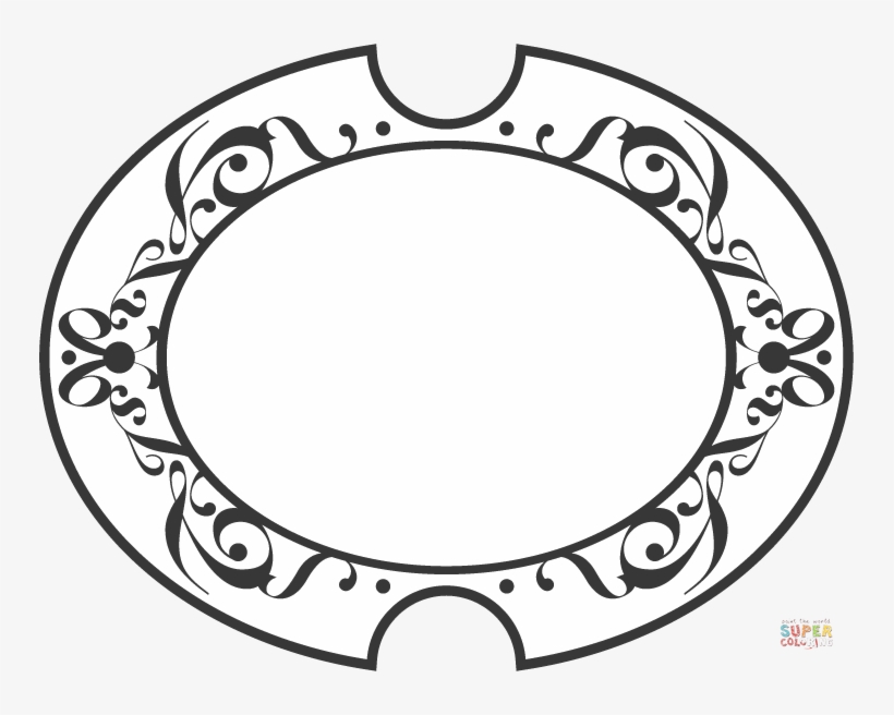 Click The Swirls Ornament Coloring Pages To - Circle, transparent png #9576910