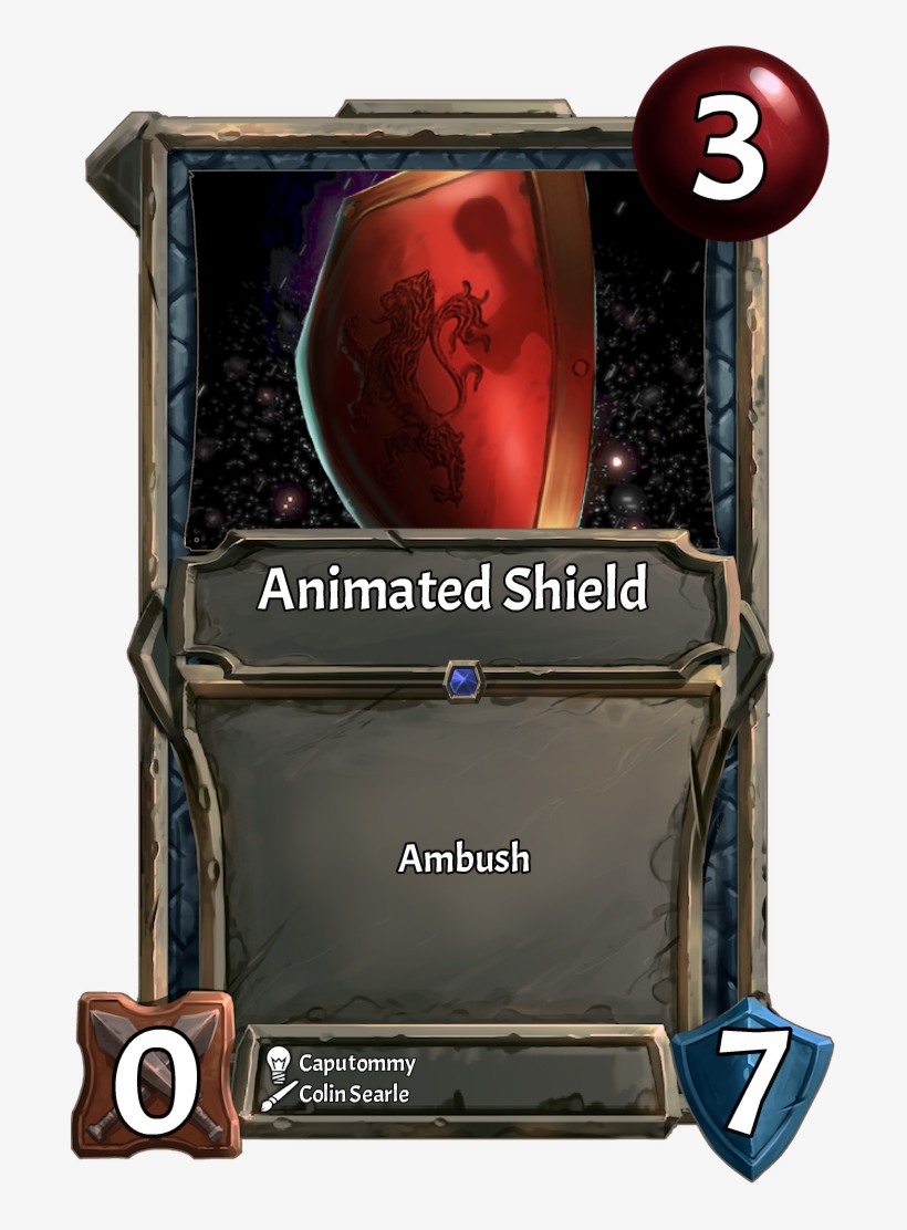 [card] Animated Shield - Collective Community Card Game, transparent png #9577196