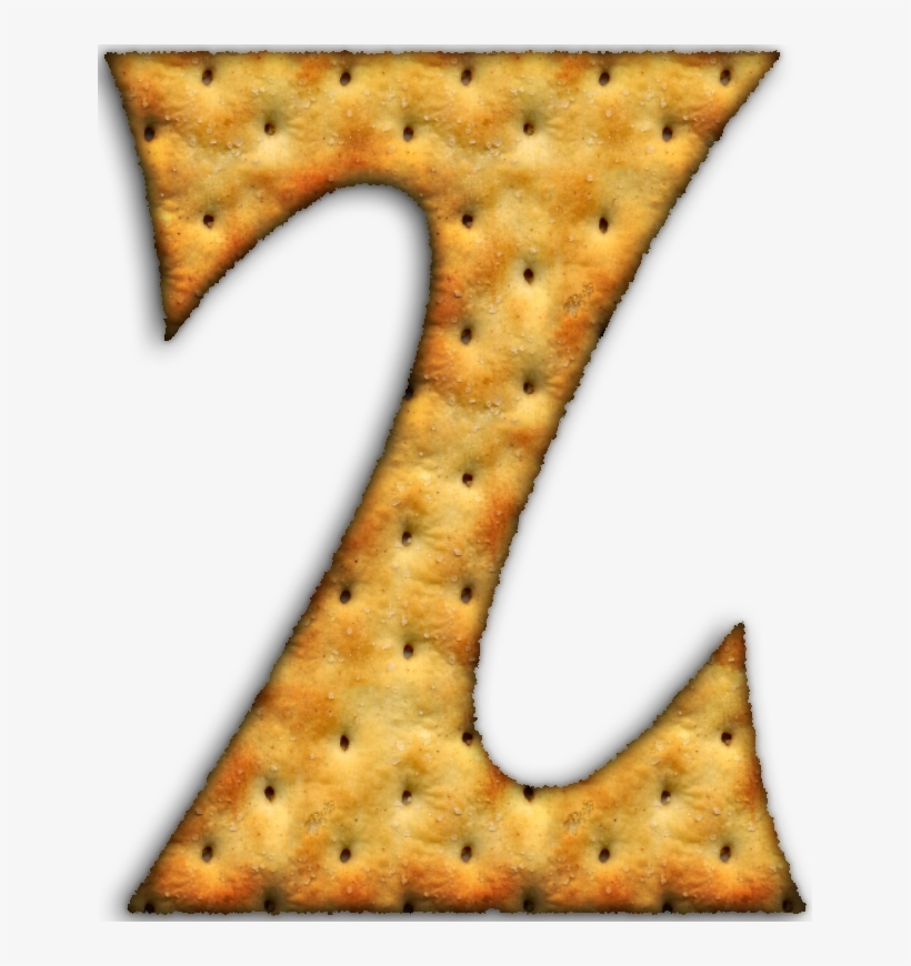 Alfabeto Hecho Con Galletas Saladas - Cracker, transparent png #9577344