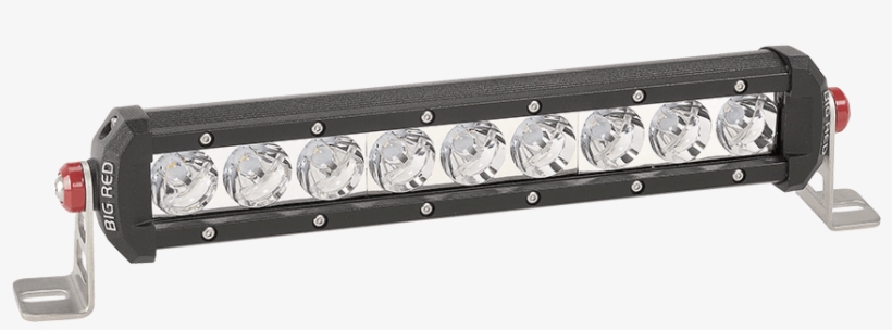 Big Red 12" Single Row Led Light Bar - Light, transparent png #9577655