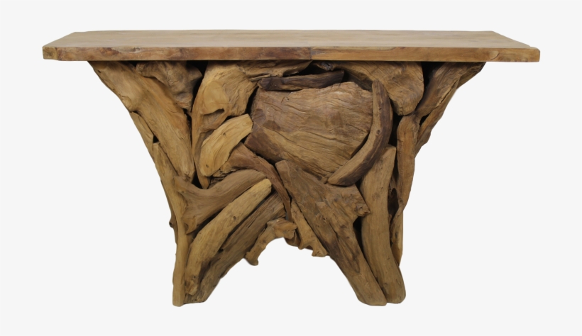 Console Table Root Temple- Natural - End Table, transparent png #9578743