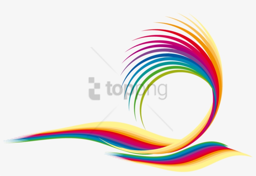 Free Png Colorful Waves Png Png Image With Transparent - Abstract Background Images Png, transparent png #9578851
