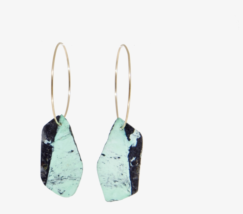Turquoise Boarder Earrings, transparent png #9578966