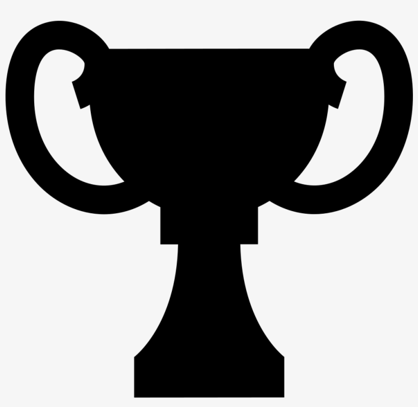 Award Black Shape Of Trophy Cup Comments - Black Award Icon Png, transparent png #9580421