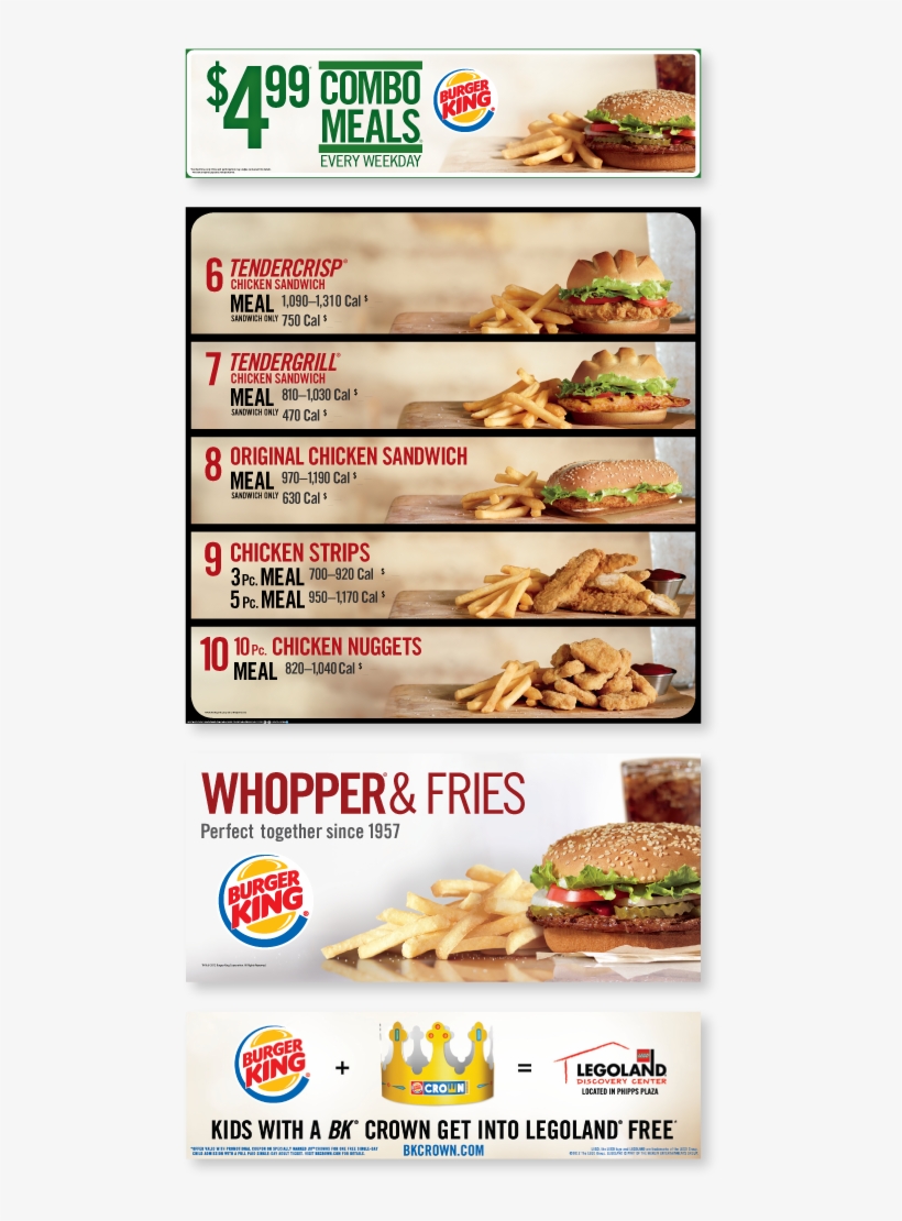 Burger King Signage With Live Display At Merchandise - Burger King, transparent png #9580494