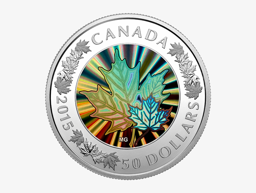 Fine Silver Hologram Coin - Holographic Canadian Mint, transparent png #9581115