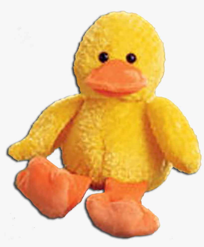 Gund Plush Medium Quacklin Yellow Duck Stuffed Toy - Cuddly Duck Toy, transparent png #9581287