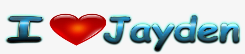 Jayden Love Name Heart Design Png, transparent png #9581528