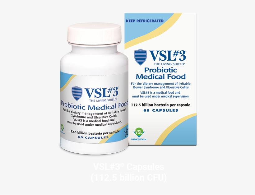 5 Billion Cfu Capsules For Ibs Are Available Online - Vsl 3, transparent png #9581579