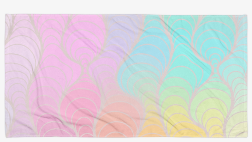 Image Of Mermaid Beach Towel - Motif, transparent png #9581831
