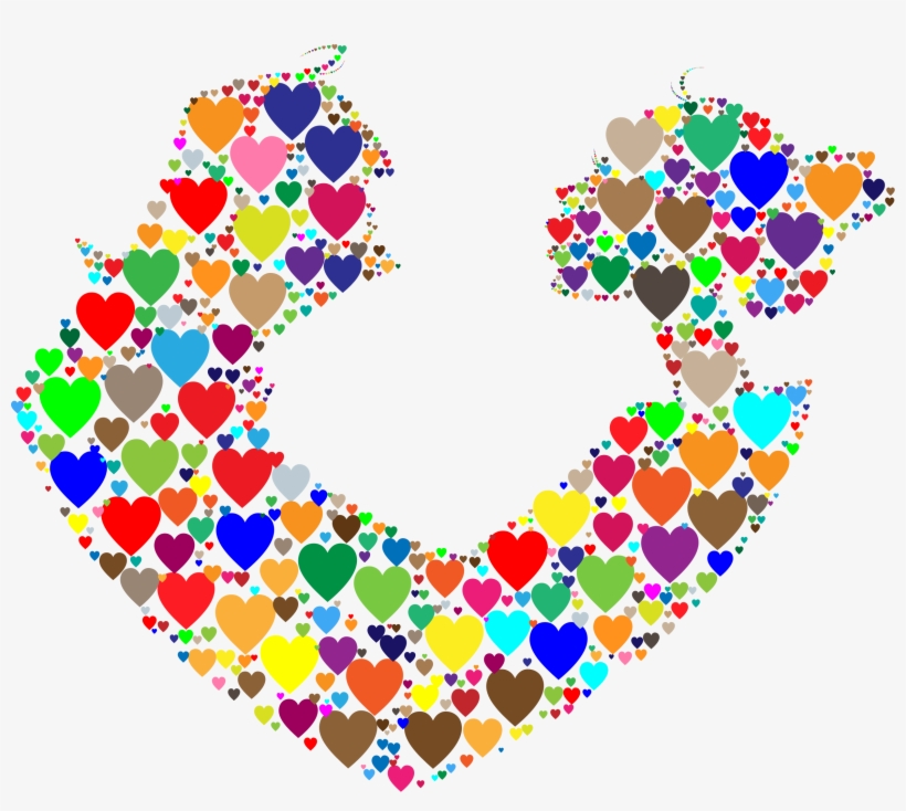 This Free Icons Png Design Of Colorful Couple Silhouette, transparent png #9582329