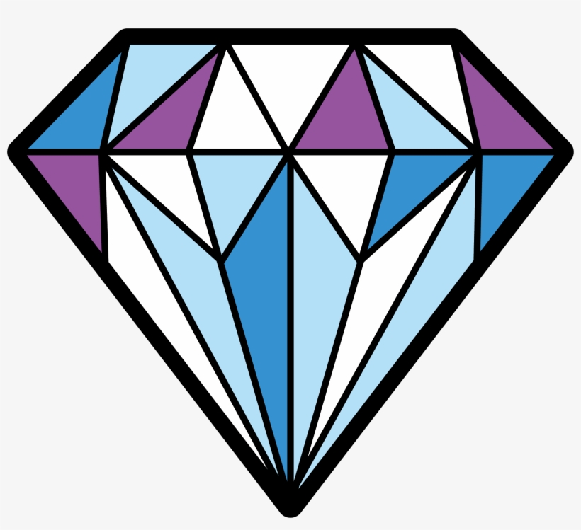 Diamonds Clipart Colorful - Coloured Diamonds Clipart, transparent png #9582528
