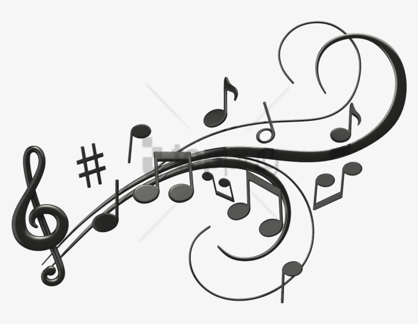 Free Png Download Music Notes Png Clipart Png Images - Music Notes With Transparent Background, transparent png #9583033