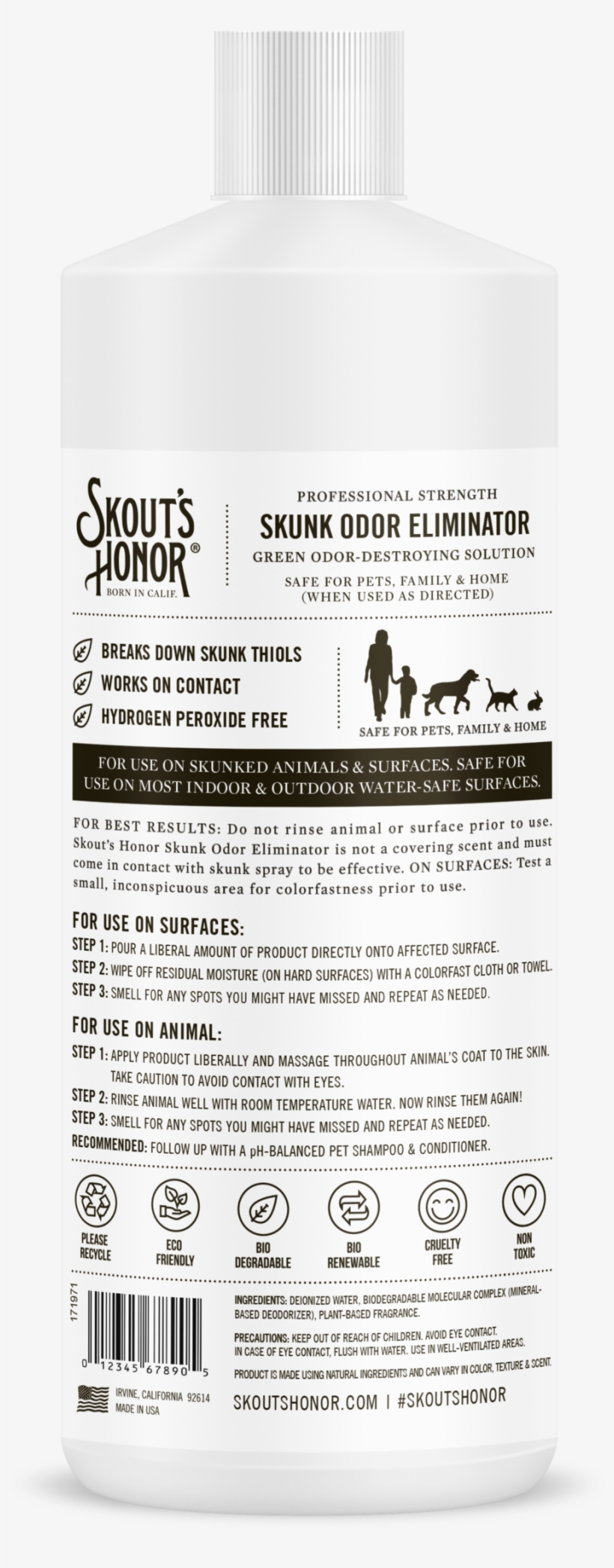 Skunk Odor Eliminator - Hair Care, transparent png #9583244
