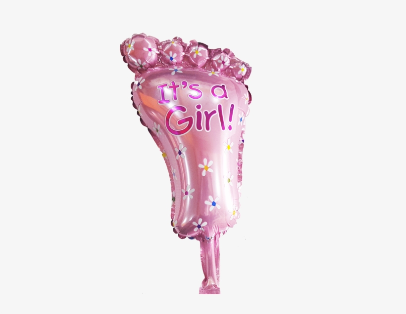 Globo Metalizado Its Girl - Balloon, transparent png #9584041